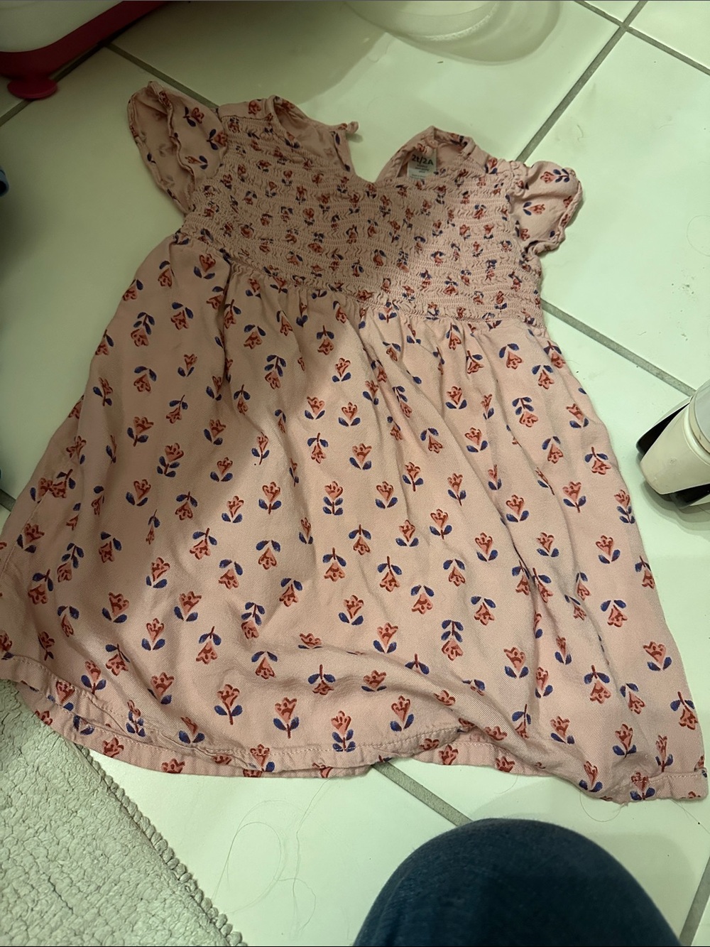Carter’s Pink Floral Play Dress